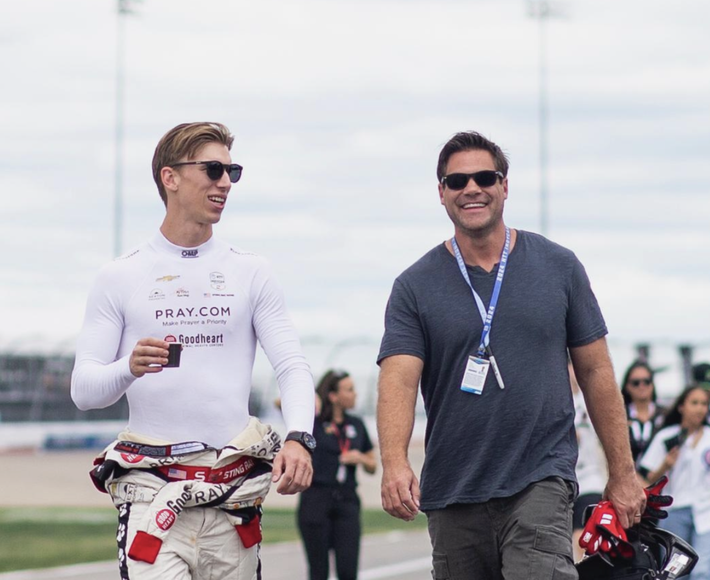 Sting Ray Rob at the track